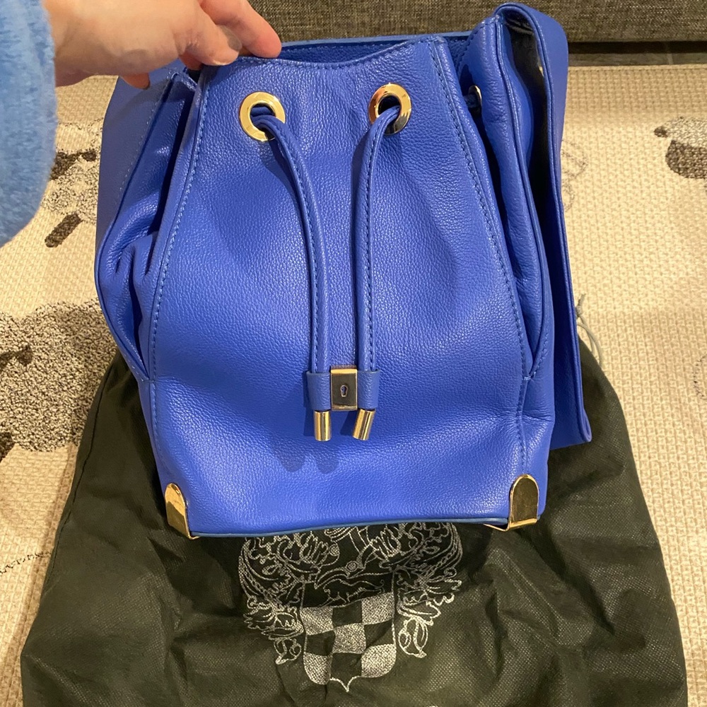 Vince Camuto leather bucket bag